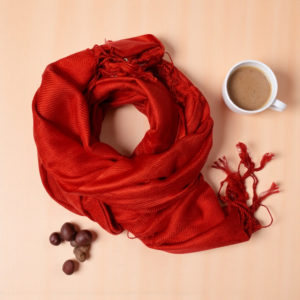Pashminas: Rojo