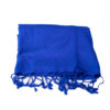 Pashmina con patrón - azul - Imagen 2