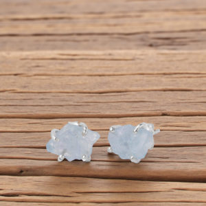Aretes de aquamarina