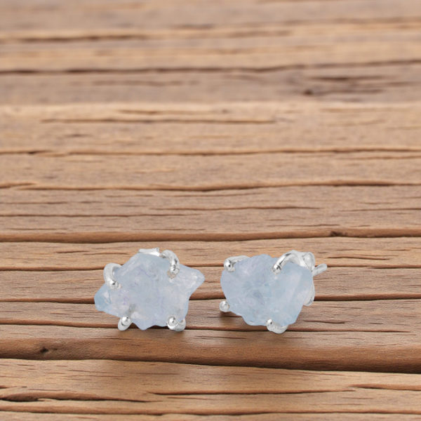 Aretes de aquamarina