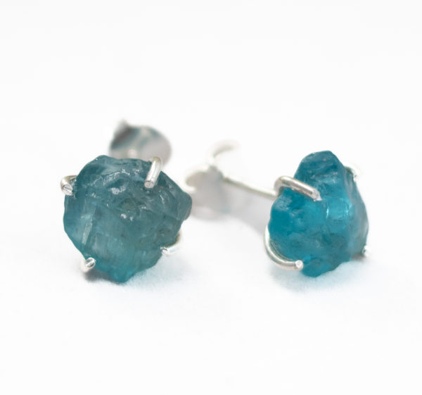 Aretes de Apatita Azul
