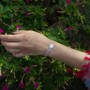 Pulsera de discos - plata 925