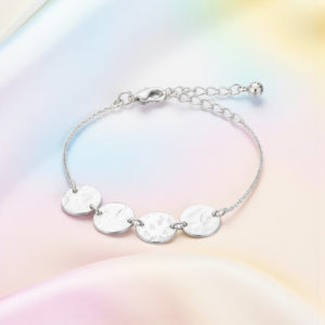 Pulsera de discos - plata 925