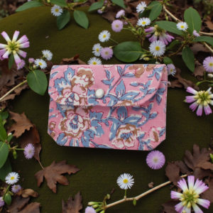 Monedero de blockprint - Rosado