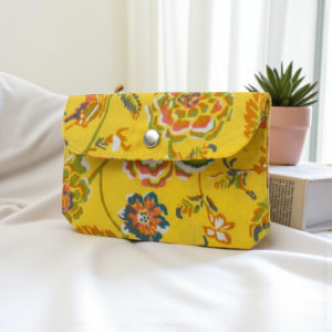 Monedero de blockprint - Amarillo