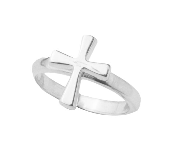 Anillo de Cruz Plata 925 - Imagen 4