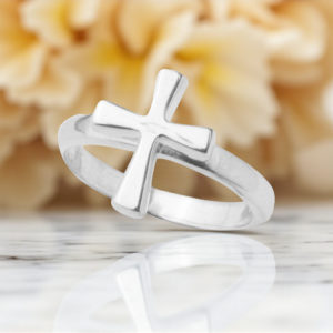 Anillo de Cruz Plata 925