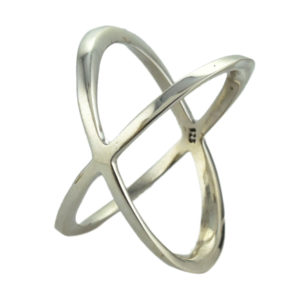 Anillo de cruce Plata 925
