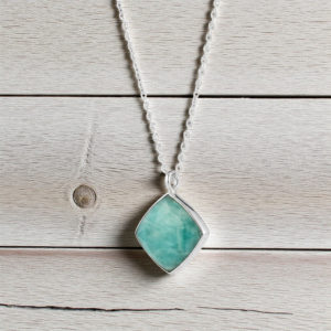 Collar de plata 925 - Amazonita