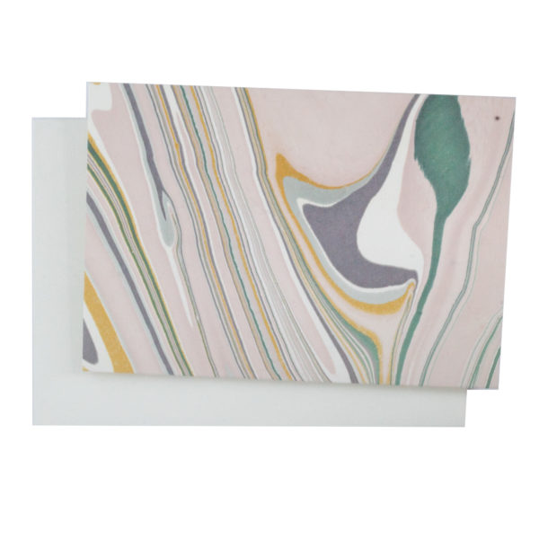 Marble card set - Rose
