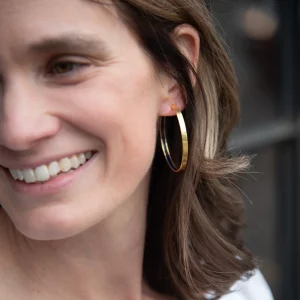 DJ202-A Enamel hoops - Dark Blue